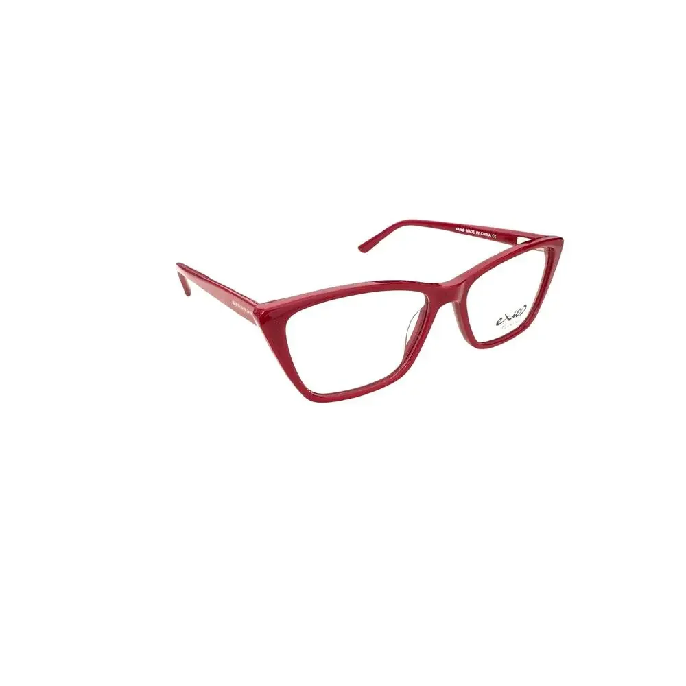 NEW Exces Princess 175 red rhinestone square chunky frame glasses
